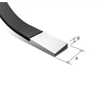 PVC Covered Aluminium Tape Ukuran 12.5 x 1.5 mm 2
