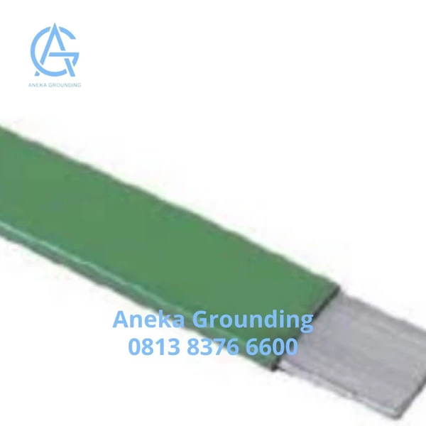 PVC Covered Aluminium Tape Conductor Ukuran 25 x 6 mm