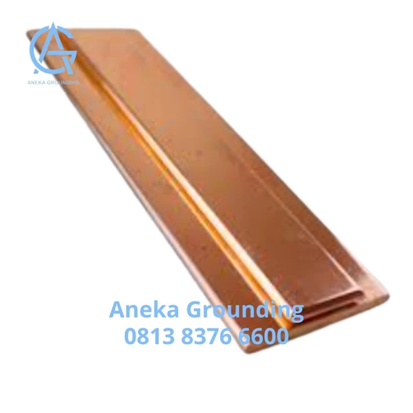Rail Copper (RC) Grounding Ukuran 2x15x4 mm