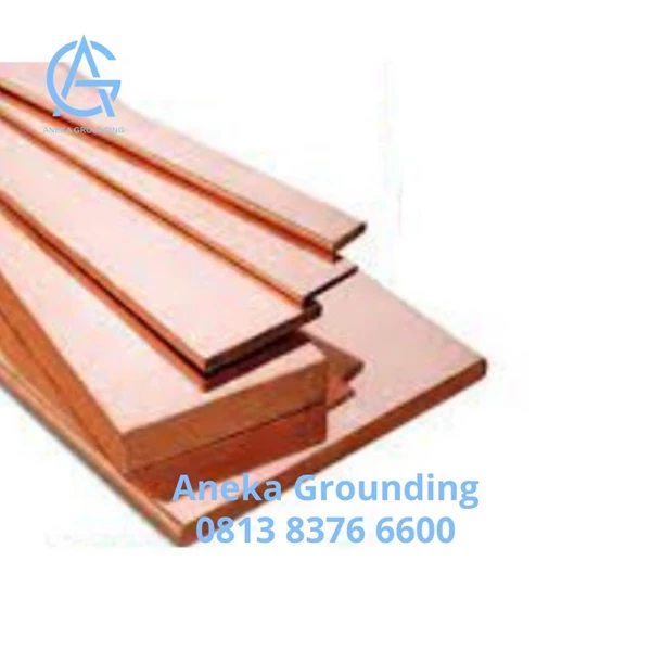 Busbar / Plat / Rail Copper (RC) Import Ukuran 5x30x4 mm