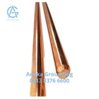 Bonded Unthreaded & Pointed Copper Ground Rod Diameter 12.5 mm Length 1400 mm 1
