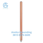 As Grounding Rod Tembaga Bonded Unthreaded & Pointed Diameter 14.2 mm Panjang 1200 mm 1