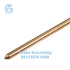 Stik Grounding Copper Bonded Unthreaded & Pointed Diameter 14.2 mm Panjang 1800 mm 1