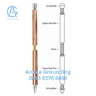Stik Arde Grounding Pure Copper Internally Threaded Diameter Rod 15 mm Panjang 1200 mm 1