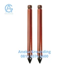 Earth Grounding Rod (Ground) Pure Copper Internally Threaded Rod Diameter 16 mm Length 1500 mm 1