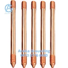 Grounding Rod Arde Tembaga Murni Externally Threaded Dia. Rod 12.5 mm Length 2400 mm Thread Dia. 9/16