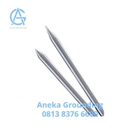 Grounding Rod Galvanized Unthreaded & Pointed Dia. Rod 16 mm Length 3000 mm
