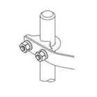 U- Bolt Rod Clamp Tipe E Diameter Rod 16 mm Tape Size 25 mm 2