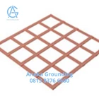 Plat Grounding Tembaga Ukuran 500x500 mm Copper Tape Size 25x2 mm 1