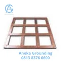 Copper Earthing Plate Grounding Plate Lattice Size 900x900 mm Copper Tape Size 25x2 mm 1