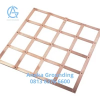 Grounding Earth Lattice Plate Size 900x900 mm Copper Tape Size 25x5 mm