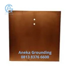 Grounding Plate Solid Copper Size 500x500x5 mm 1