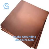 Plat Grounding Copper Bonded Ukuran 600x600x3 mm