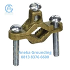 Gunmetal  Pipe Clamp Bonding Cable Ukuran Pipa 1-1/4-2 Inch Conductor Range UP TO 16 mm2 1