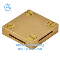 Copper Square Tape Clamp For 4 Way Connections Ukuran 38 x 3 mm