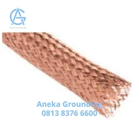 Flexible Flat Copper Braid Size 19 x 3 mm