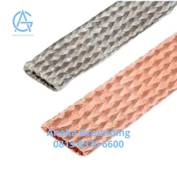 Flat Flexible Copper Braid Ukuran 32 x 1.5 mm